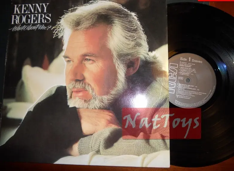 12" LP 33 GIRI Kenny Rogers WHAT ABOUT ME? (Italia 1984, RCA PL 85043) - NM/NM