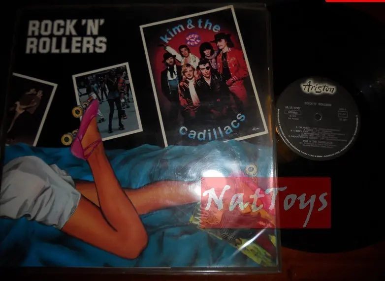 12" LP 33 GIRI Kim & The Cadillacs ROCK'N'ROLLERS (Italia 1979) +cop.apr. EX/VG