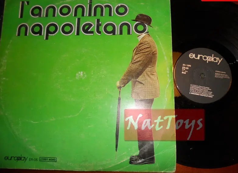 12" LP 33 GIRI L'Anonimo Napoletano L'ANONIMO NAPOLETANO (Italia 1976) - VG/EX