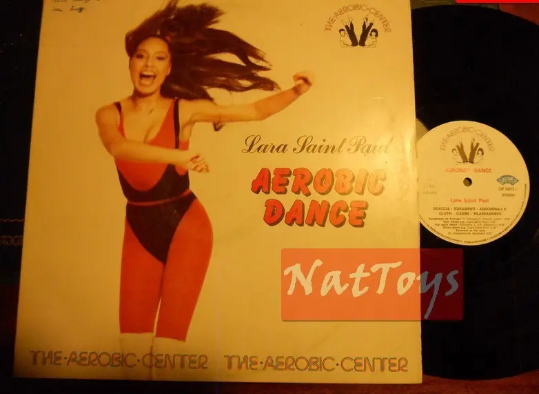 12" LP 33 GIRI Lara Saint Paul AEROBIC DANCE Italy 1982, Lasapa +cop.apr. EX/EX
