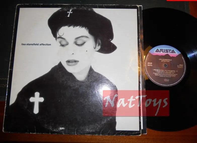 12" LP 33 GIRI Lisa Stansfield AFFECTION (Italia 1989, Arista 210 379) - VG/VG