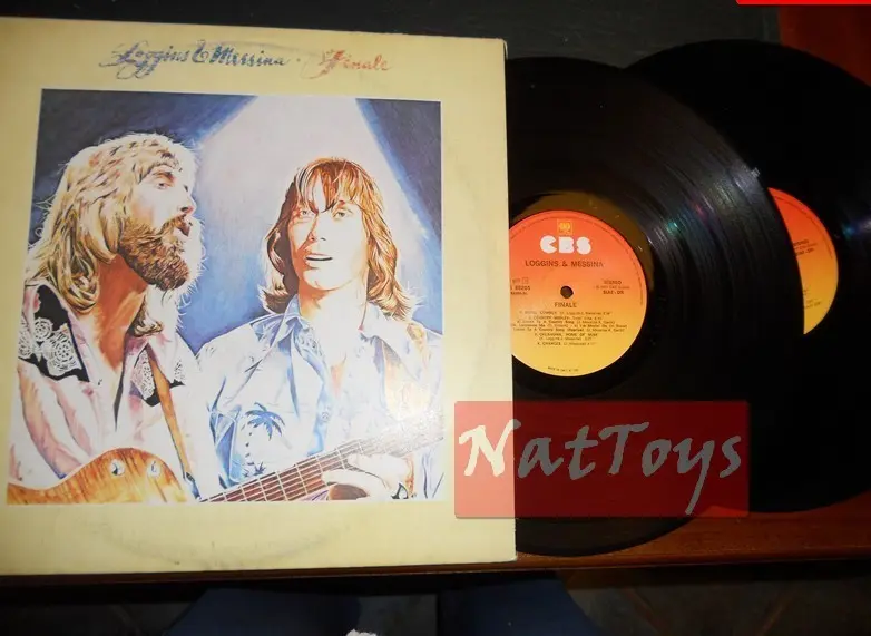 12" LP 33 GIRI Loggins & Messina FINALE Italy 1977, CBS 2 LP +cop.apr. EX/EX/EX