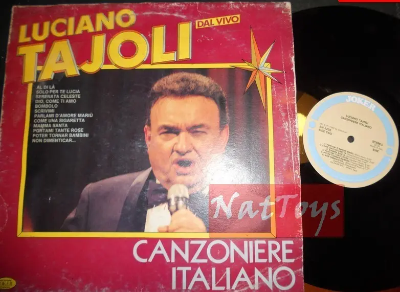 12" LP 33 GIRI Luciano Tajoli CANZONIERE ITALIANO (Italia 1986, Joker) - VG/VG
