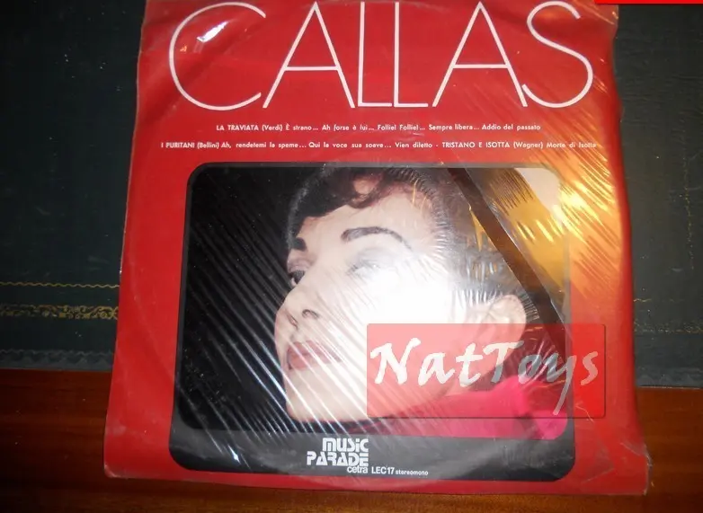 12" LP 33 GIRI Maria Callas CALLAS (Italia 1973, Cetra LEC 17) - SIGILLATO