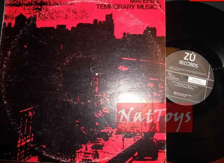 12" LP 33 GIRI Material TEMPORARY MUSIC 1 (U.S.A. 1979, Zu Records) - VG/NM