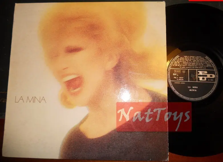 12" LP 33 GIRI Mina LA MINA (Italia 1975, PDU Pld. L. 6037) - EX/EX