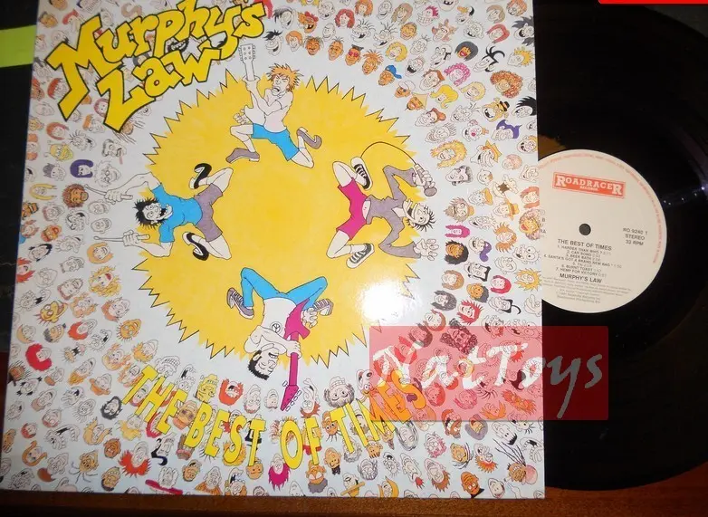 12" LP 33 GIRI Murphy's Law THE BEST OF TIMES Holland 1991, Roadracer - NM/NM