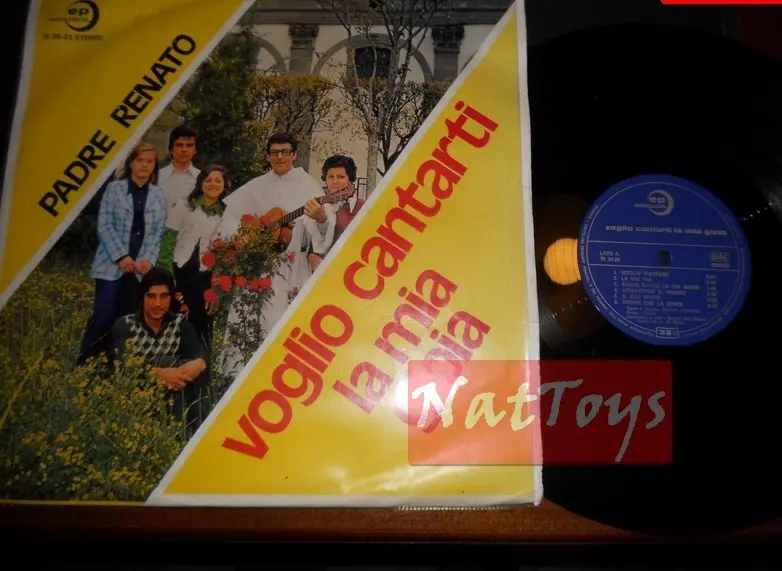 12" LP 33 GIRI Padre Renato VOGLIO CANTARTI LA MIA GIOIA Italia - EX/EX