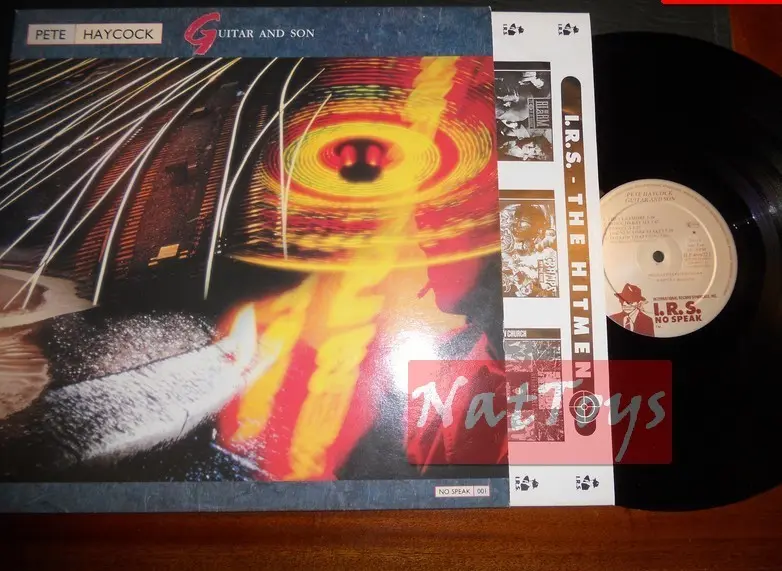 12" LP 33 GIRI Pete Haycock GUITAR AND SON (Holland 1987, I.R.S. ILP) - NM/NM