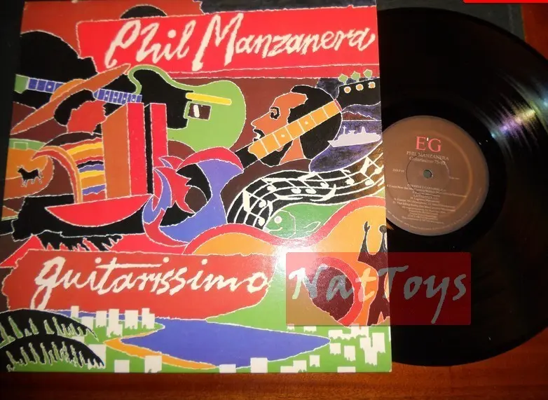 12" LP 33 GIRI Phil Manzanera GUITARISSIMO 75-82 (Canada 1987) - NM/NM