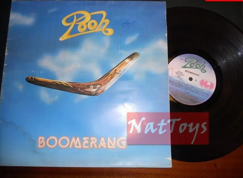 12" LP 33 GIRI Pooh BOOMERANG (Italia 1978, CGD 20077) copertina apribile VG/VG