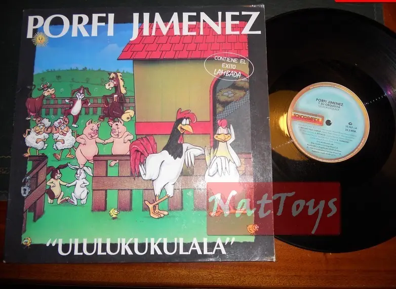 12" LP 33 GIRI Porfi Jimenez ULULUKUKULALA (Venezuela 1989, Sonografica) - EX/VG