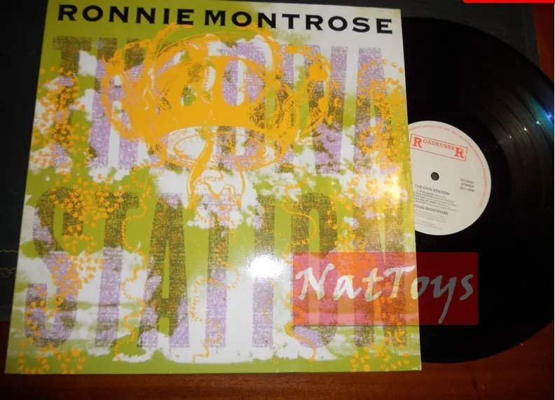 12" LP 33 GIRI Ronnie Montrose THE DIVA STATION (Holland 1990, Roadrunner) EX/NM