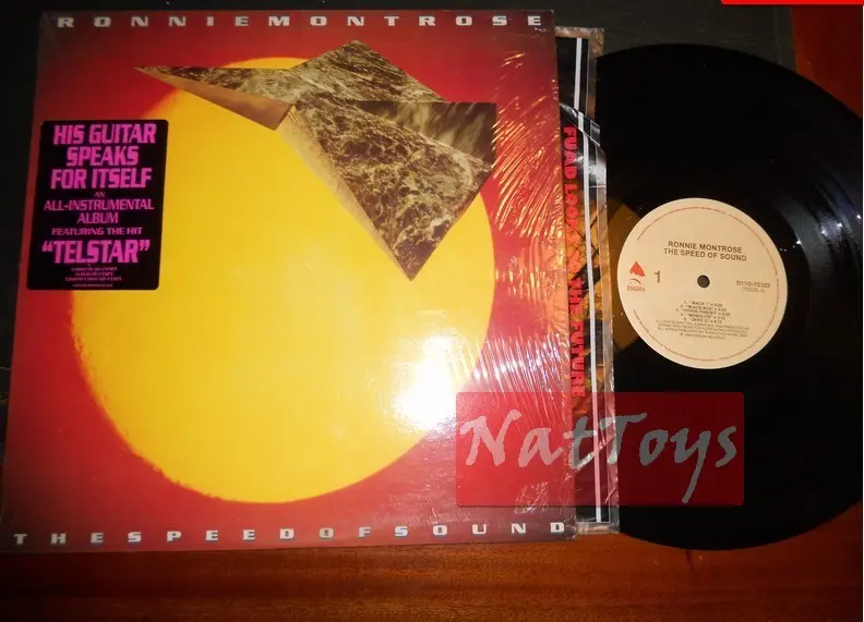12" LP 33 GIRI Ronnie Montrose THE SPEED OF SOUND (U.S.A. 1988, Enigma) - NM/NM