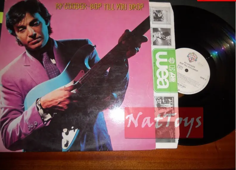 12" LP 33 GIRI Ry Cooder BOP TILL YOU DROP (Italia 1979, Warner Bros.) - EX/NM