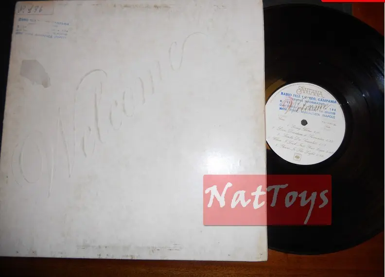 12" LP 33 GIRI Santana WELCOME (Italia 1973, CBS S 69040) - VG/VG