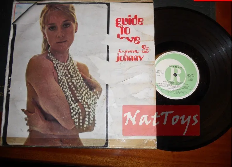 12" LP 33 GIRI Santo & Johnny GUIDE TO LOVE (Italia 1978, Ricordi) - G/VG