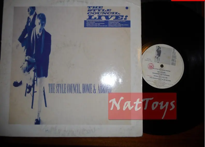 12" LP 33 GIRI The Style Council HOME & ABROAD - LIVE! (Italia 1986) - VG/VG