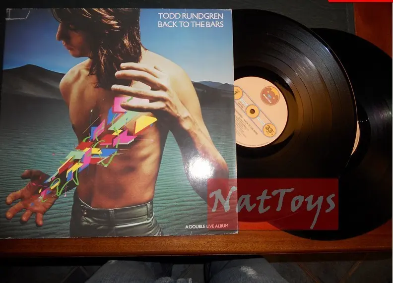 12" LP 33 GIRI Todd Rundgren BACK TO THE BARS (Benelux 1978) doppio LP EX/NM/NM