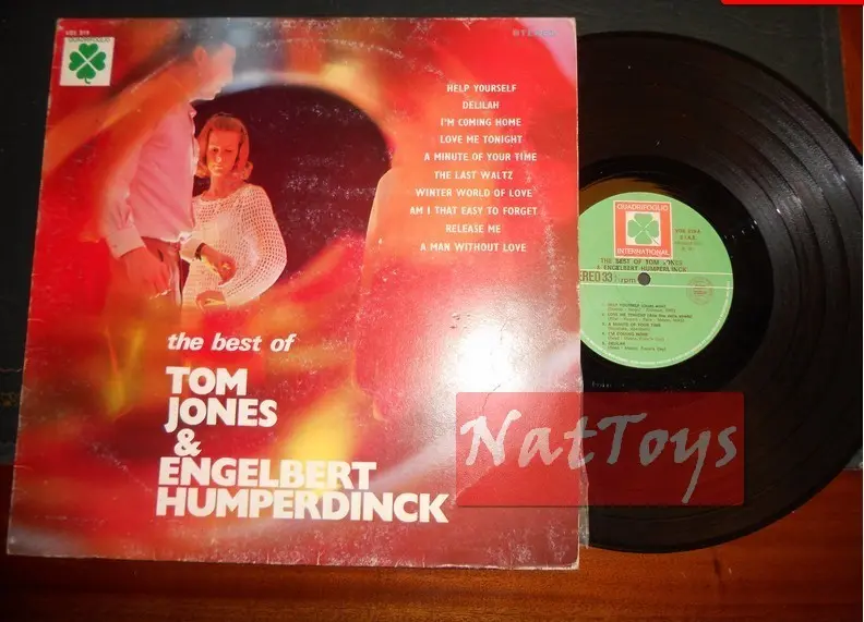 12" LP 33 GIRI Tom Jones/Engelbert Humperdinck THE BEST (Italia 1971) - VG/VG