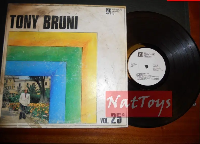 12" LP 33 GIRI Tony Bruni VOL. 25 (Italia 1984) [label bianca] - G/EX