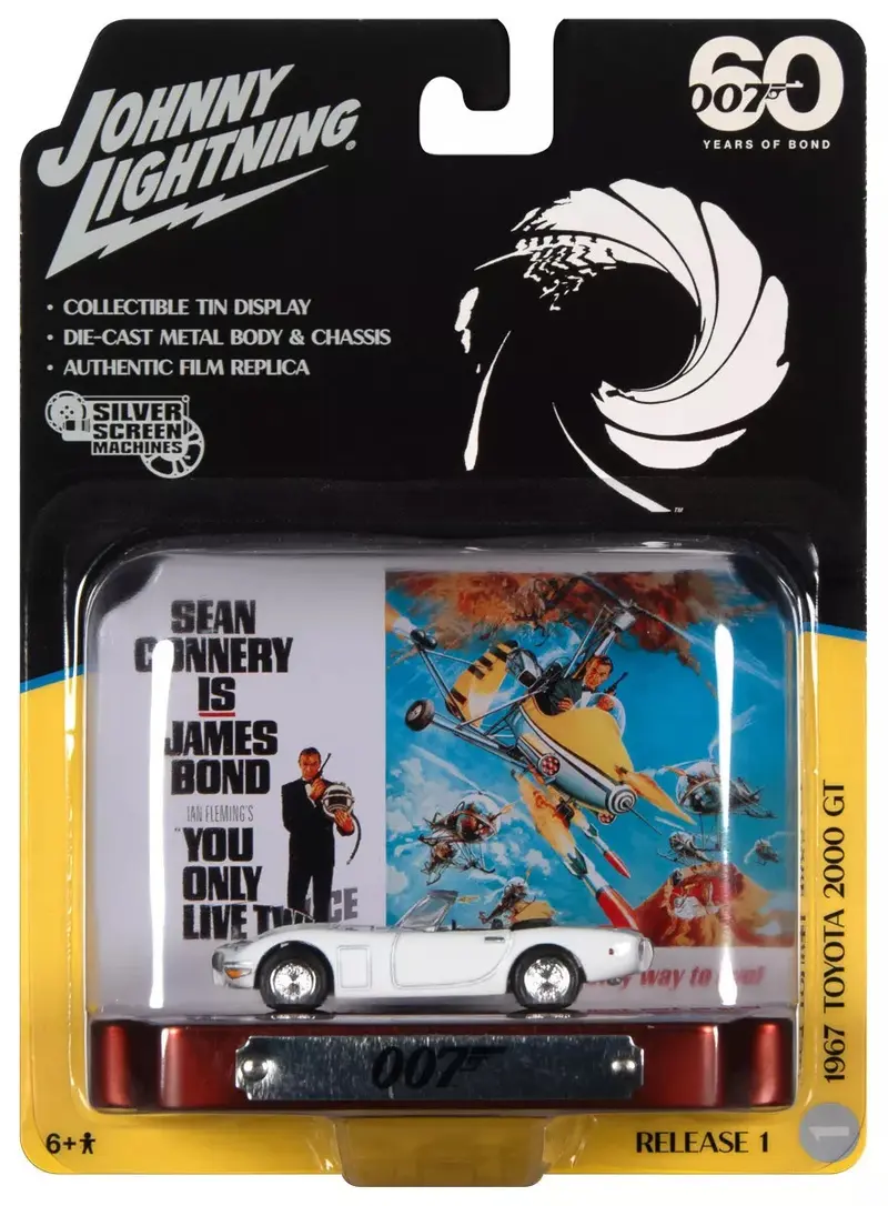 1967 Toyota 2000 GT James Bond "You Only Live Twice" - Johnny Lightning - Scala 1/64