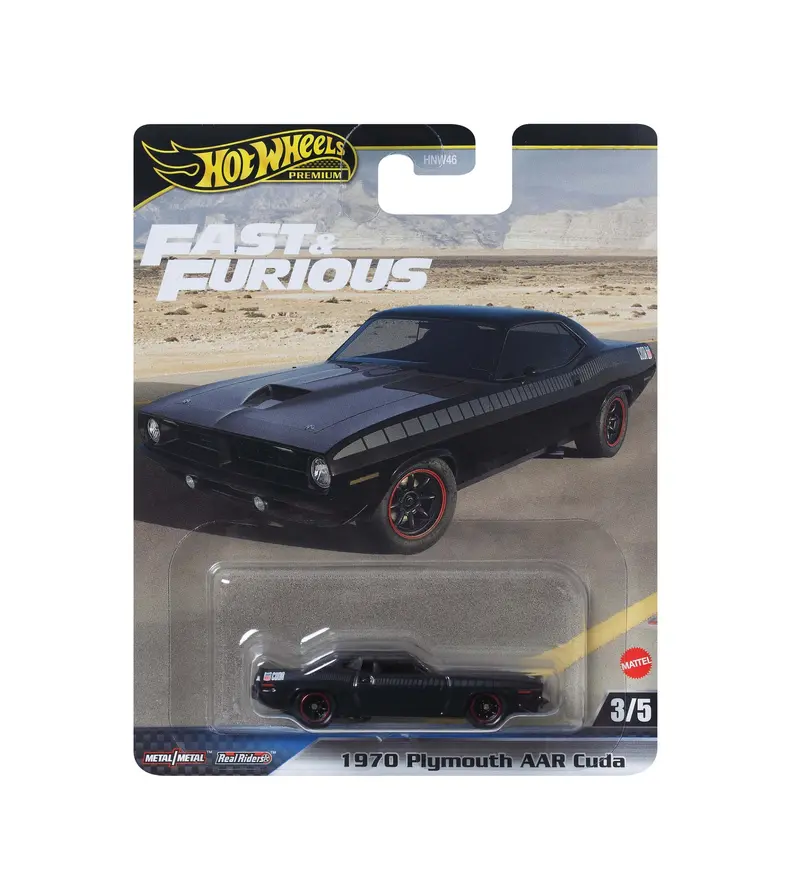 1970 Plymouth AAR Cuda Fast & Furious - Hot Wheels Premium - Scala 1/64
