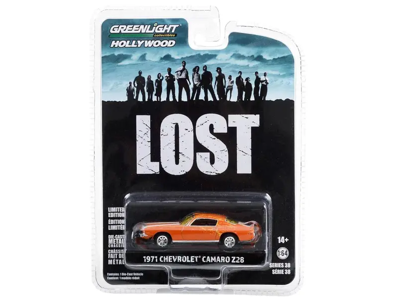 1971 Chevrolet Camaro Z/28 (Dirty Version) "Lost" (2004-2010) TV - Hollywood Series - Greenlight - Scala 1/64