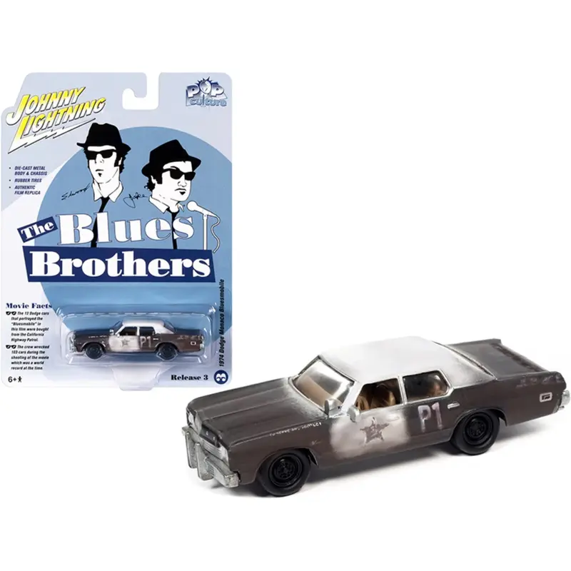 1974 Dodge Monaco Bluesmobile The Blues Brothers - Johnny Lightning - Scala 1/64
