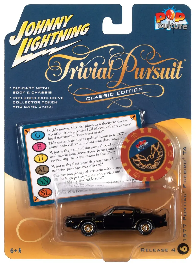 1977 Pontiac Trans Am Trivial Pursuit - Johnny Lightning - Scala 1/64