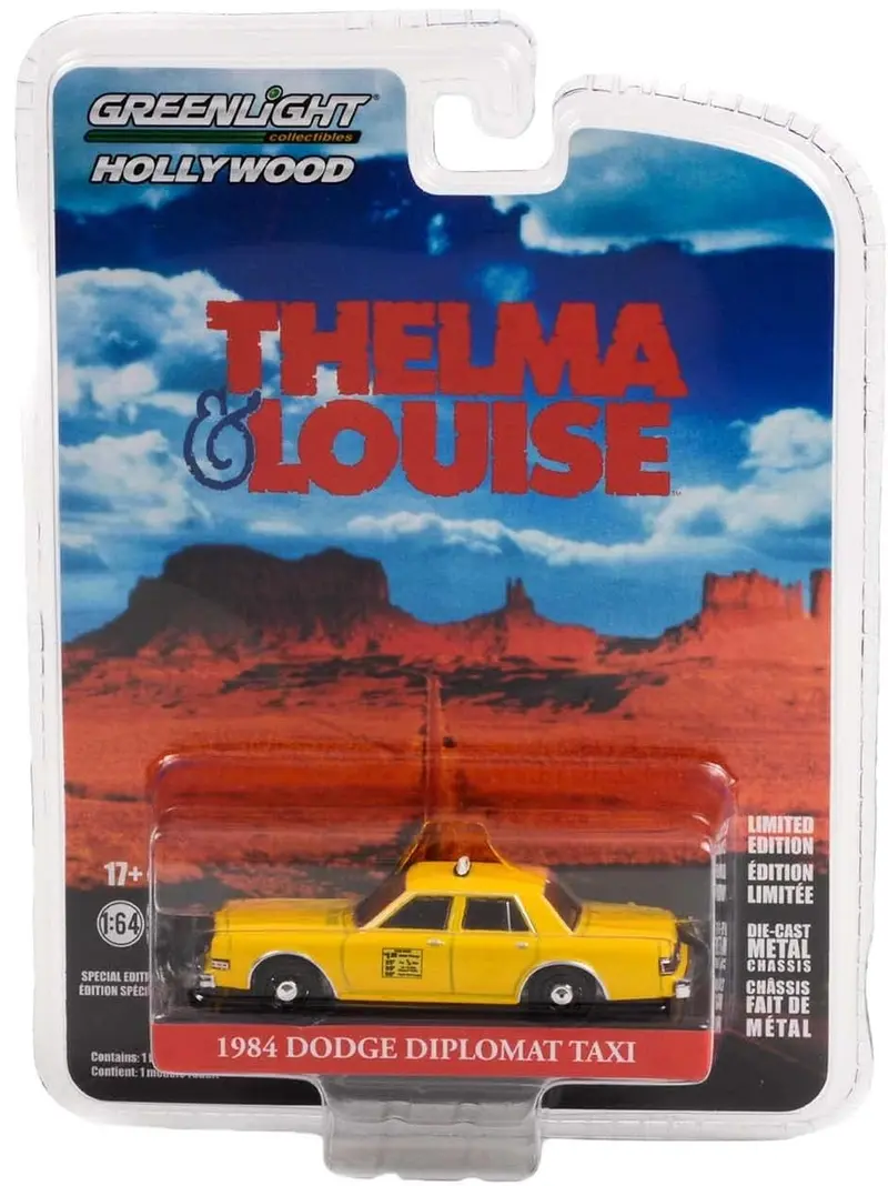 1984 Dodge Diplomat Taxi Thelma & Louise - Greenlight - Scala 1/64