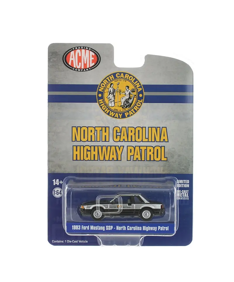 1993 Ford Mustang SSP North Carolina Highway Patrol - Acme Diecast - Scala 1/64