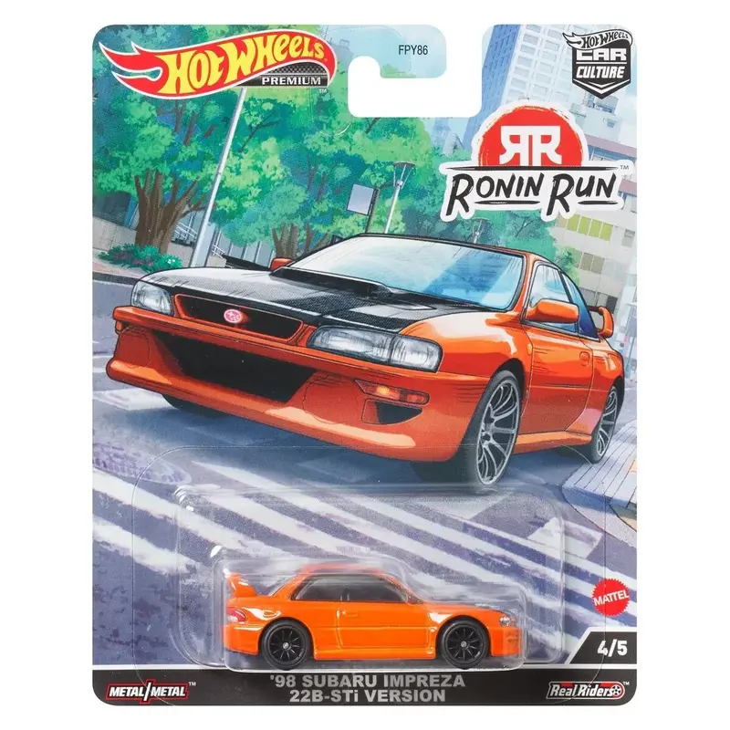 1998 Subaru Impreza 22B STi Ronin Run - Series Car Culture - Hot Wheels Premium - Scala 1/64