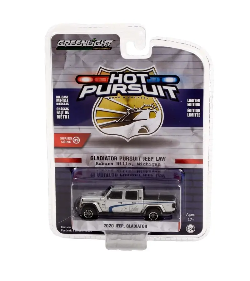 2020 Jeep Gladiator - Greenlight Series Hot Pursuit - Scala 1/64