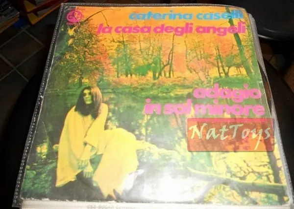 7" 45 GIRI Caterina Caselli LA CASA DEGLI ANGELI/ADAGIO IN SOL MINORE 1971 EX/EX
