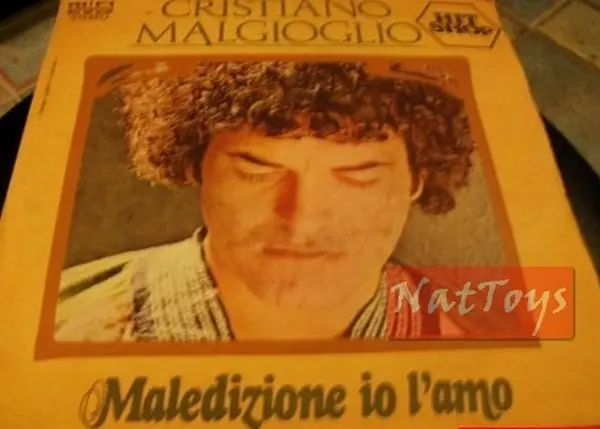 7" 45 GIRI Cristiano Malgioglio MALEDIZIONE IO L'AMO/QUANTO COSTA 1978 - NM/NM