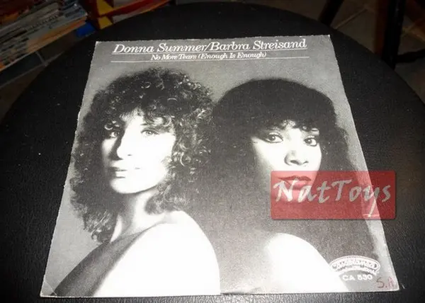 7" 45 GIRI Donna Summer & Barbra Streisand NO MORE TEARS/MY BABY UNDERSTANDS 79