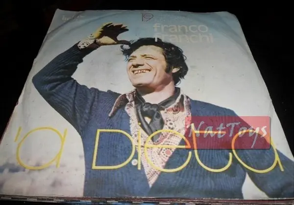 7" 45 GIRI Franco Franchi 'A DIETA/SCERIFFO FRANK (1971, HELLO HR 9054) - EX/EX