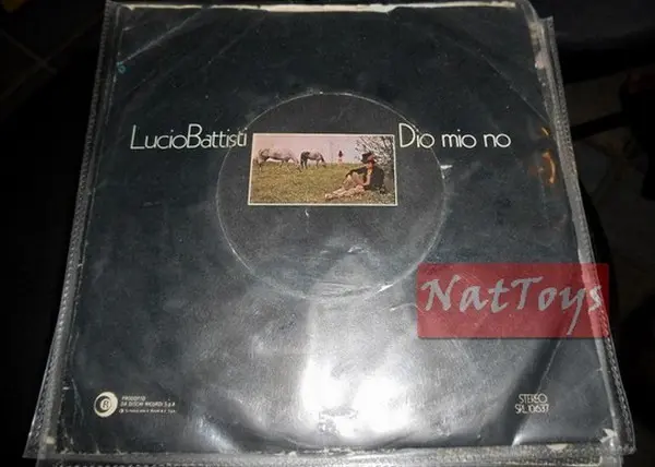 7" 45 GIRI Lucio Battisti DIO MIO NO/ERA (Italy 1971, RICORDI SRL 10.637) VG/EX
