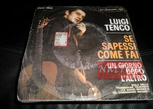 7" 45 GIRI Luigi Tenco SE SAPESSI COME FAI/UN GIORNO DOPO L'ALTRO 1998 - EX/NM