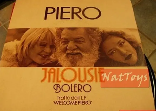 7" 45 GIRI Piero JALOUSIE/BOLERO (Italy 1979, BABY RECORDS BR 075) - NM/NM