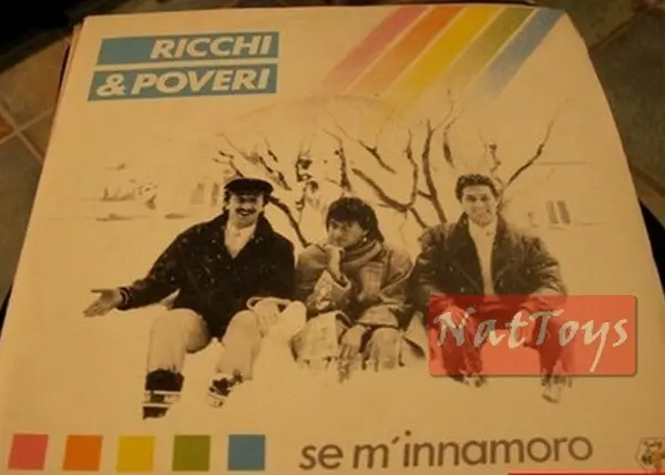 7" 45 GIRI Ricchi e Poveri SE M'INNAMORO/MAMI MAMI (1985, BR 50333) - NM/NM