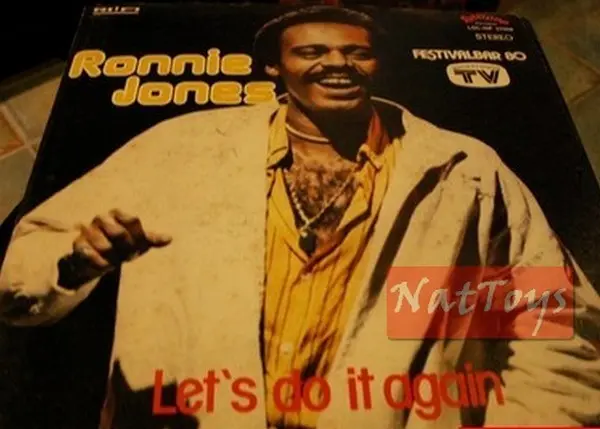 7" 45 GIRI Ronnie Jones LET'S DO IT AGAIN/COSMO RAP - NM/NM Festivalbar 1980