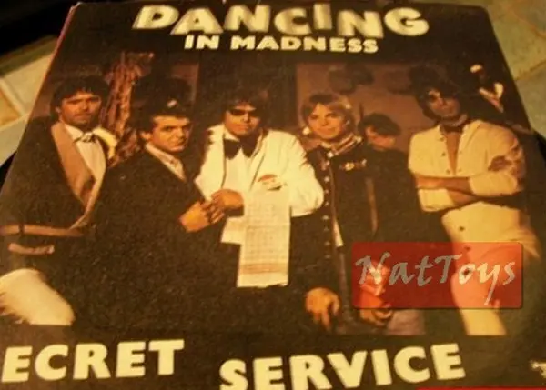 7" 45 GIRI Secret Service DANCING IN MADNESS (Italy 1982, SONET SON 2708) - NM/NM