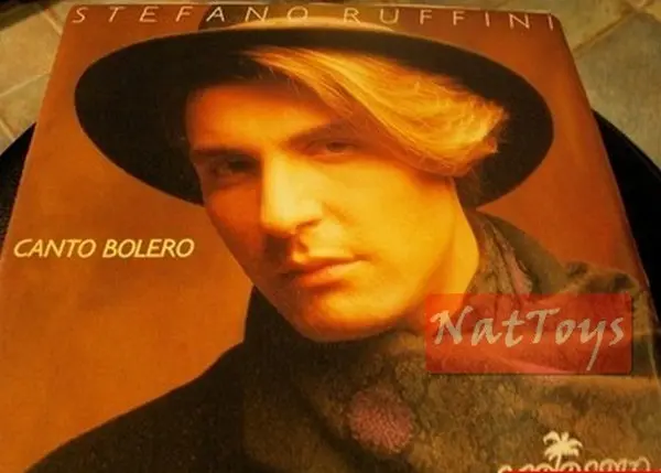 7" 45 GIRI Stefano Ruffini CANTO BOLERO/NON TI AMO PIU' - NM/NM Sanremo 1988