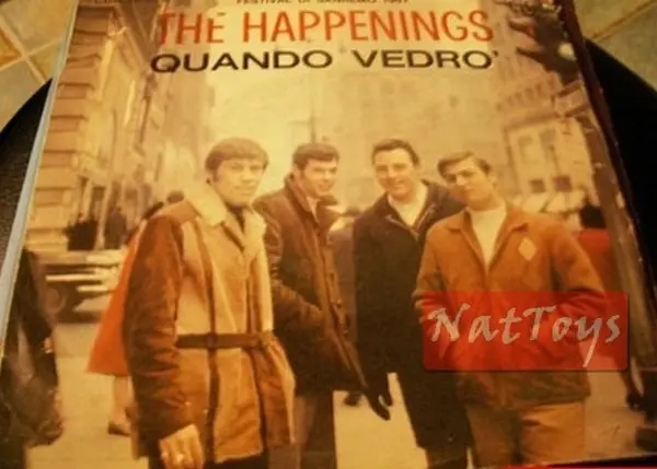 7" 45 GIRI The Happenings QUANDO VEDRO'/ARIA DI SETTEMBRE - EX/EX Sanremo 1967