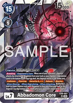 Abbadomon Core (EX9-057) - Versus Monsters (Super Rare) [EX-09-057]