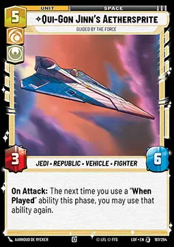 Aethersprite di Qui-Gon Jinn, Guidato Dalla Forza - Leggende della Forza (Special) [LOF-197]