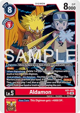 Aldamon (AD1-002) - Digimon Generation (Super Rare) [AD-01-002]