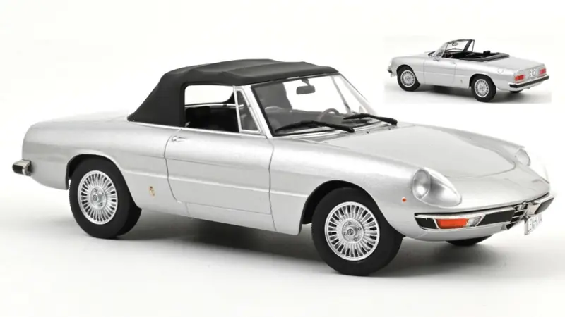 ALFA ROMEO 2000 SPIDER 1973 SILVERGREY METALLIC 1